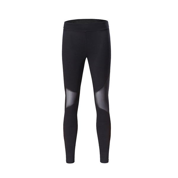 Mesh Insert Heathered Knit Stirrup Leggings trousers