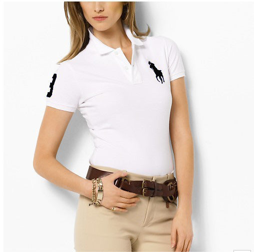 women's lapel ladies short-sleeved polo shirts women's T-shirts