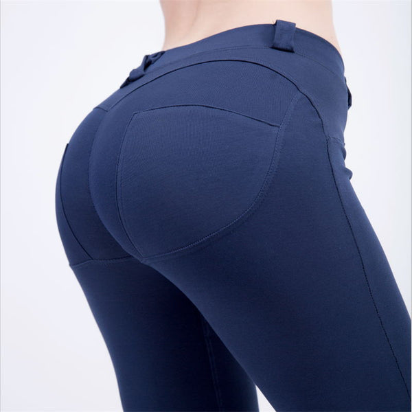 Women's Leggings High Waist Solid Sexy Skinny Sports Leggings