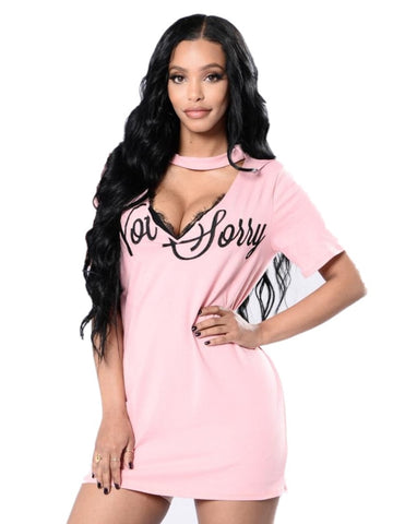 Women's T Shirt V Neck Short Sleeve Letter Pattern Sexy Top